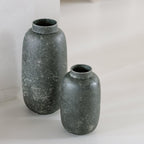 Vaas 20xH34cm groen Bullet