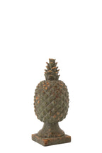 J-Line decoratie Ananas Antiek - polyresin - donkergroen
