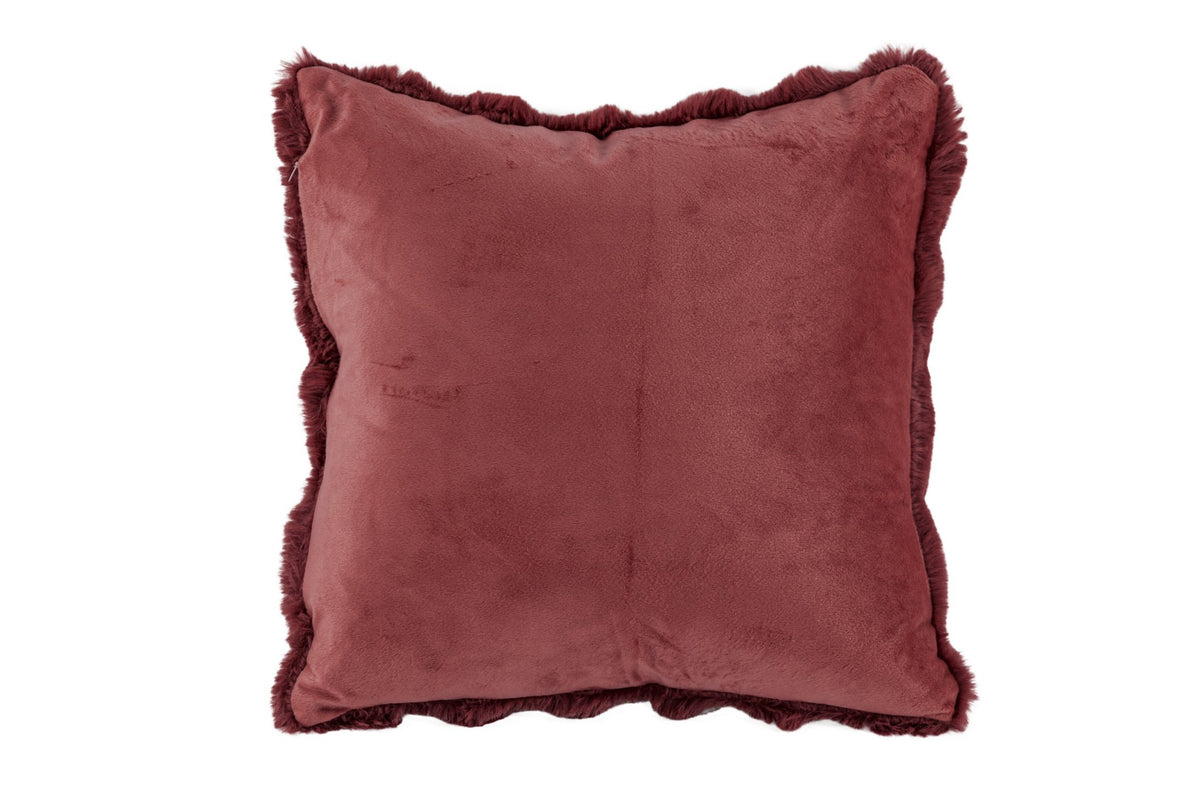 Cushion (filled) Bubble rabbit fur - 45x45 cM