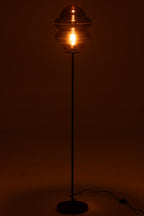 J-Line Staanlamp Honinglepel Glas Bruin