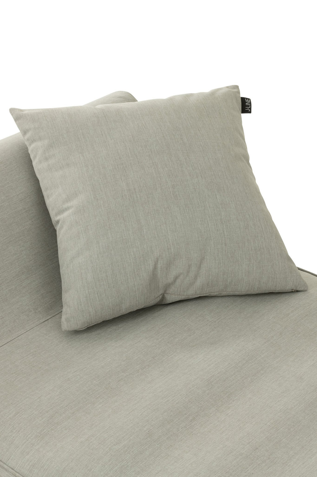 J-Line kussen Outdoor - polyethyleen - grijs