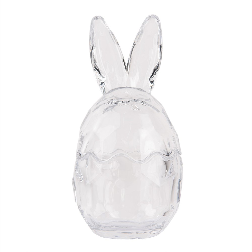 Glazen potje Ei Ø 9x17 cm Transparant Glas