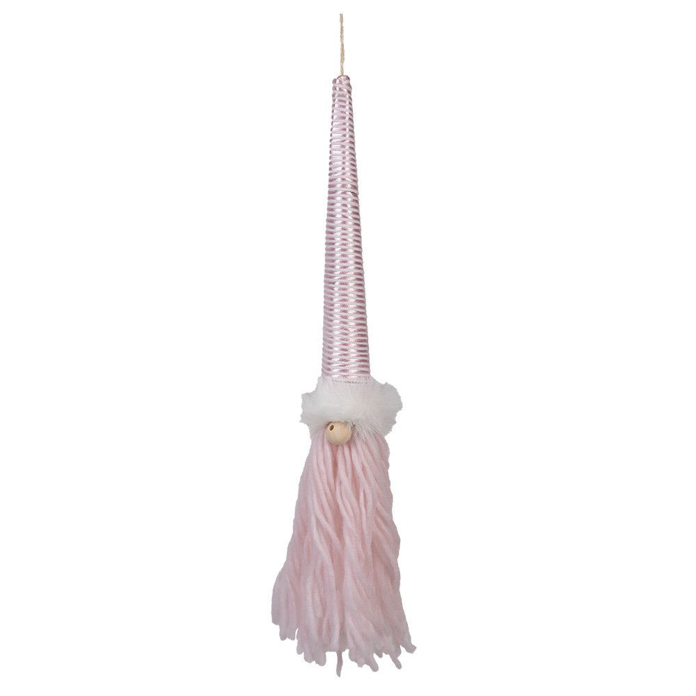Decoratie Hanger Kabouter 48 cm Roze Synthetisch