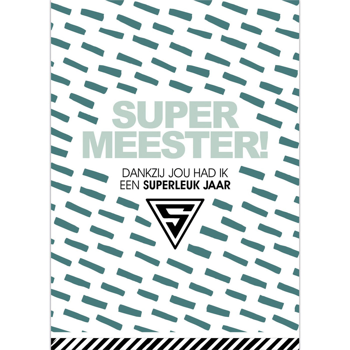 Superjuf & Supermeester wenskaarten - 10 stuks