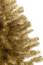J-Line kerstboom - kunststof - goud - S