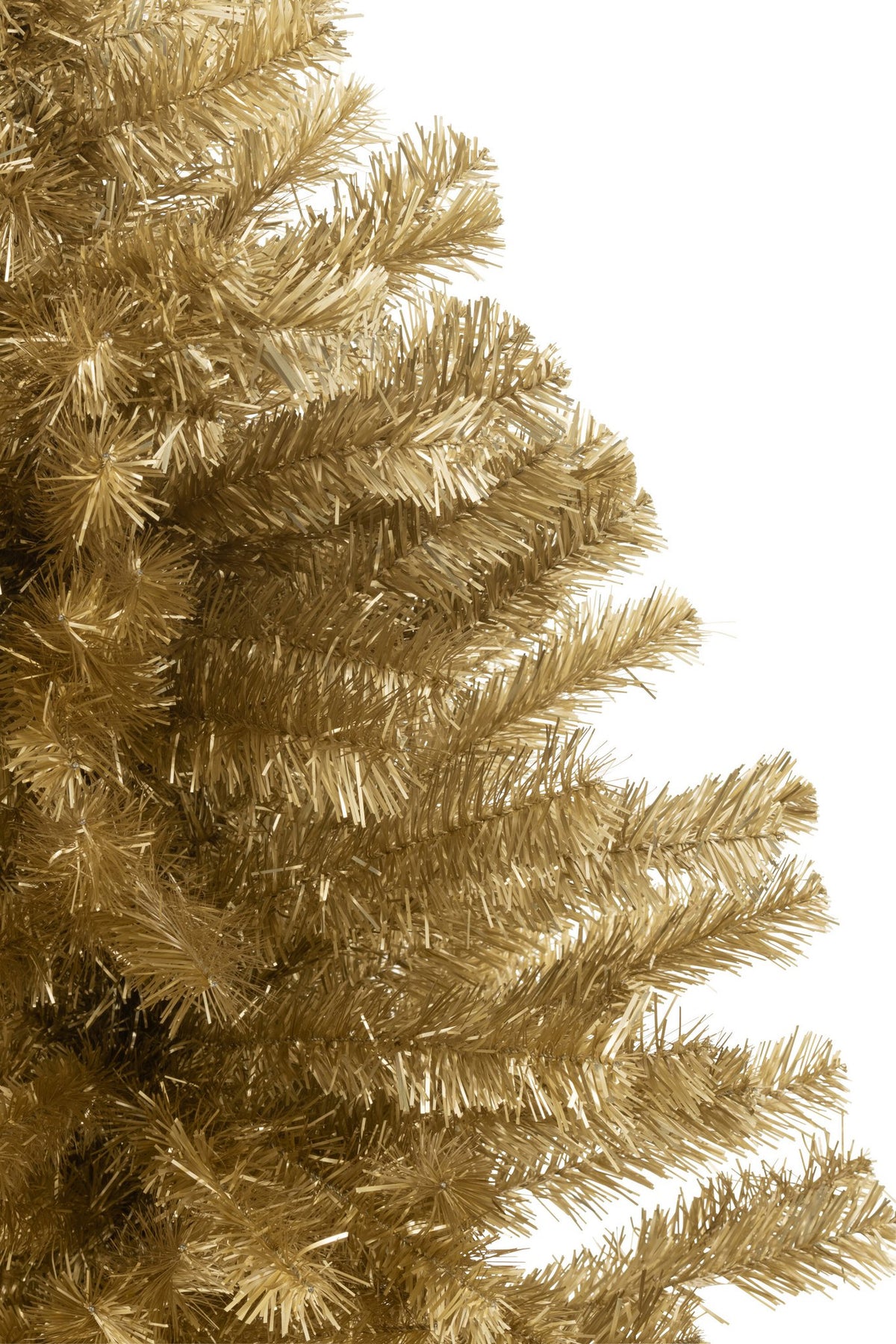 J-Line kerstboom - kunststof - goud - S