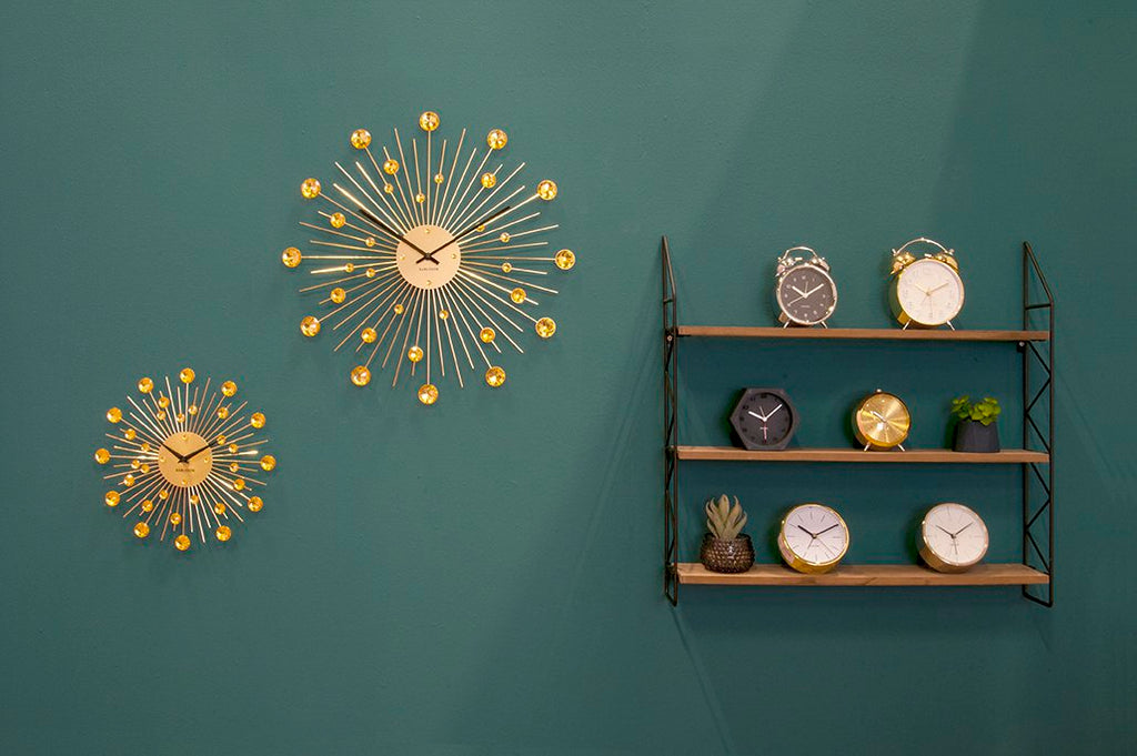 Wandklok Sunburst Groot
