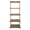 Boekenkast Bruin, Hout 80x40x210 cm