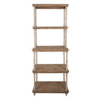 Boekenkast Bruin, Hout 80x40x210 cm