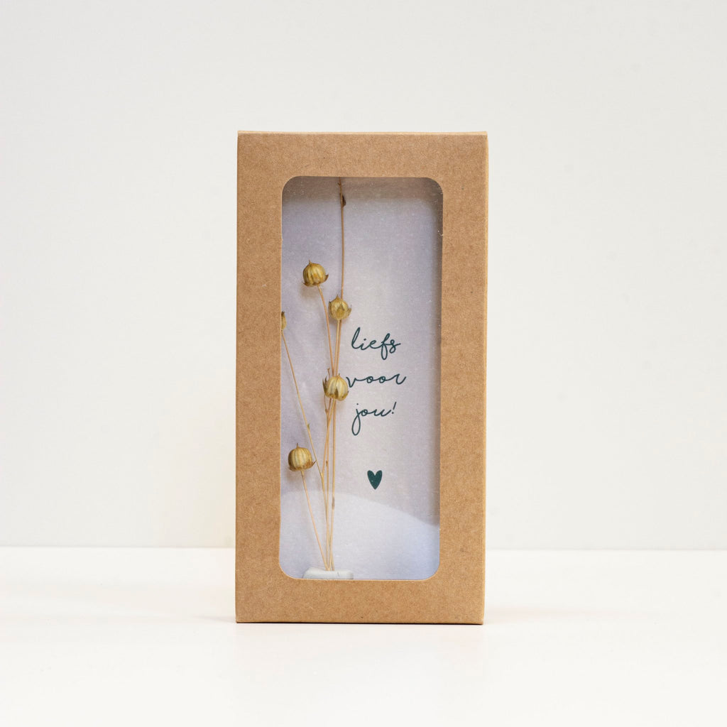 Little Box Dried Flower "Liefs voor jou"