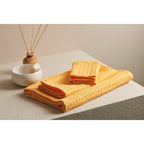 Katoenen wafelhanddoek - Badset