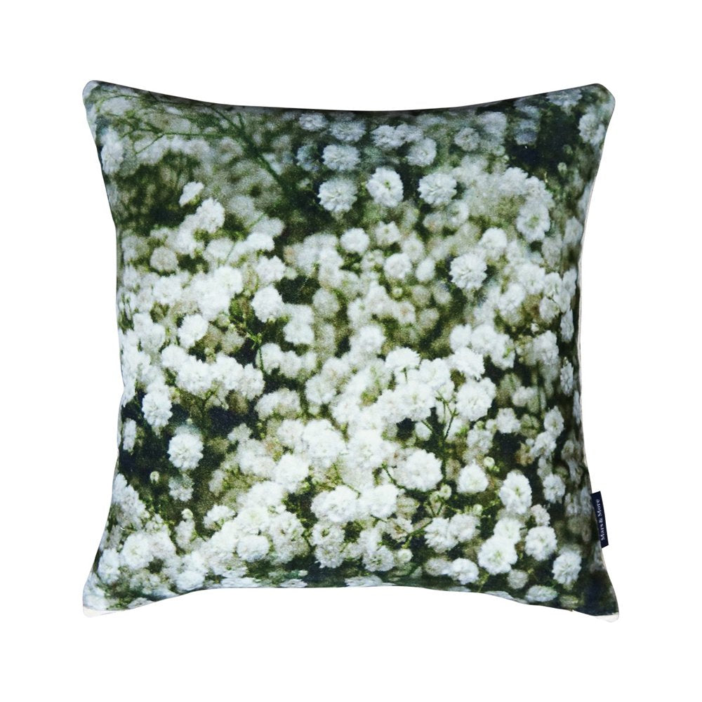 Kussen fluweel natuur gipskruid 45x45cm*