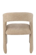 J-Line Anise Stoel Textiel Beige