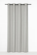 Edera gordijn grijs 8 rings 135 x 260 cm
