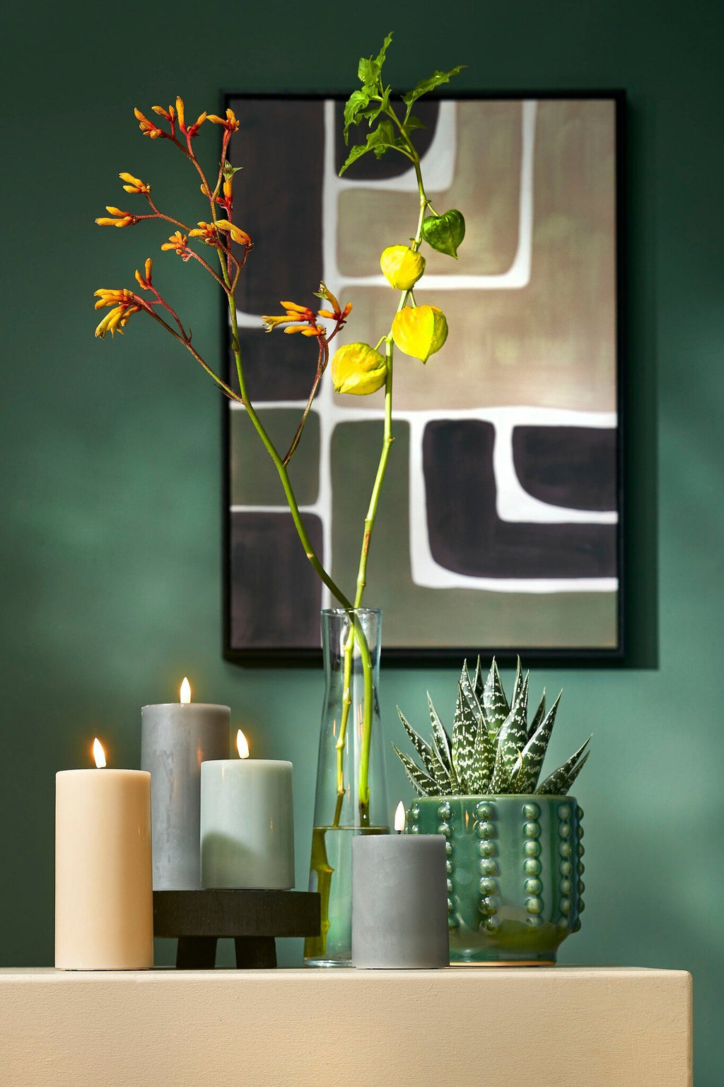 Boaz pot rond groen