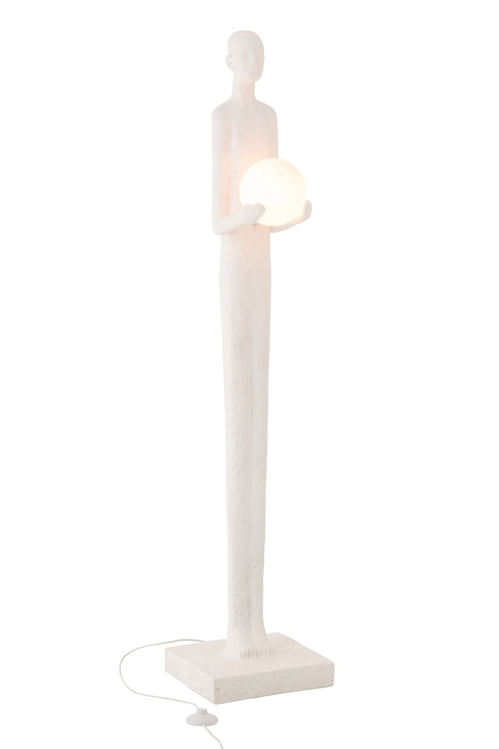 J-Line lamp Person - polyresin - wit