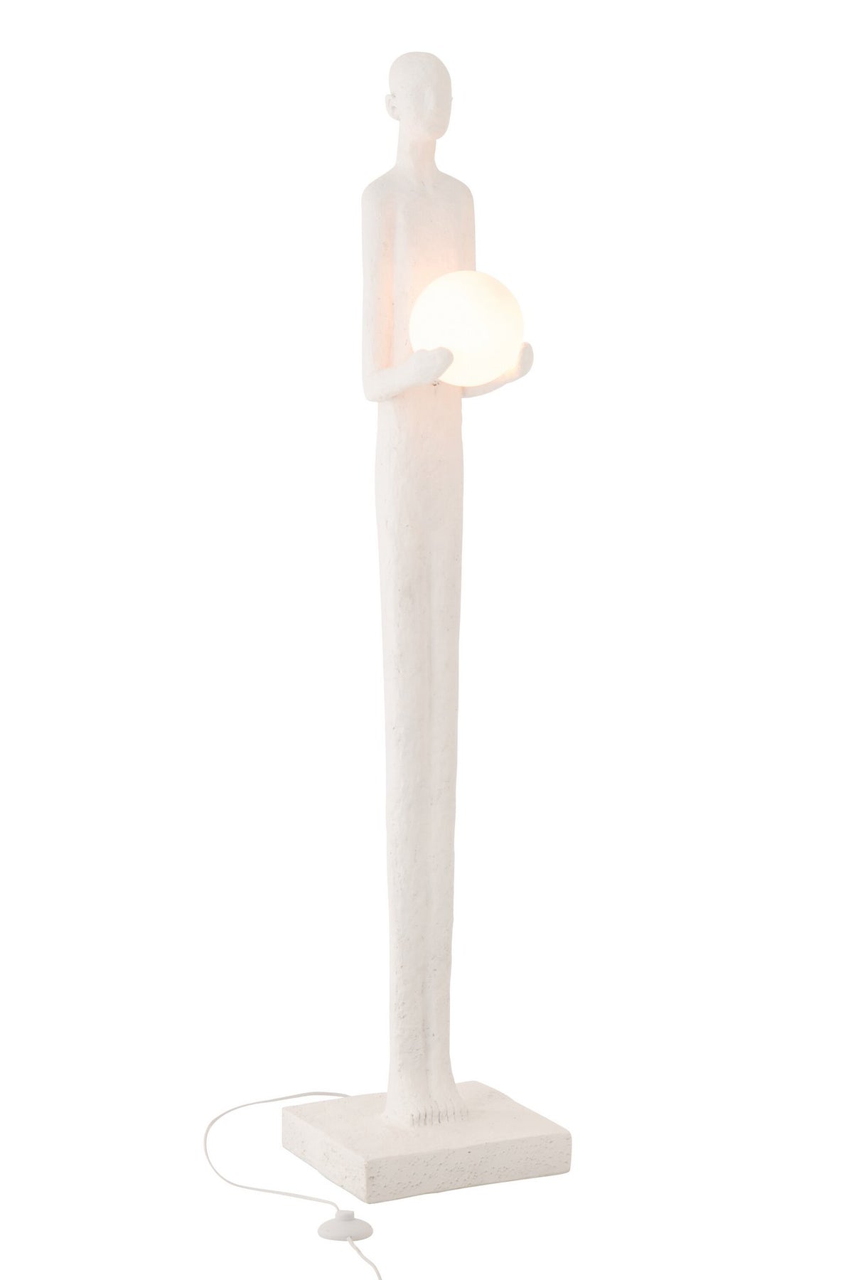 J-Line lamp Person - polyresin - wit