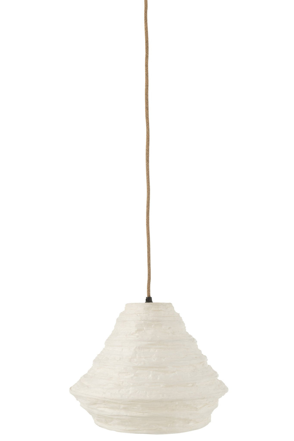 J-Line hanglamp Nest Raffia - rotan - wit