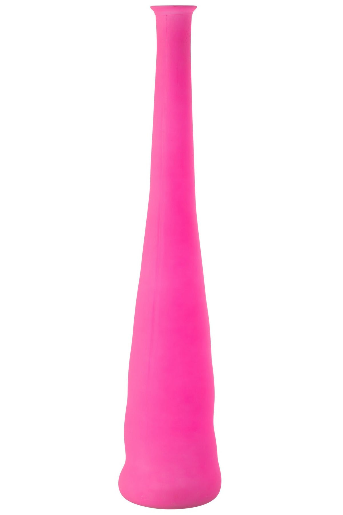 J-Line vaas Bottle - glas - roze - large - 100 cm hoog