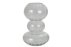 J-Line vaas - glas - transparant - large