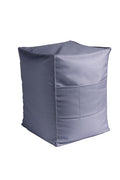 St. Tropez Outdoor poef kussenhoes paars 39x39x50cm