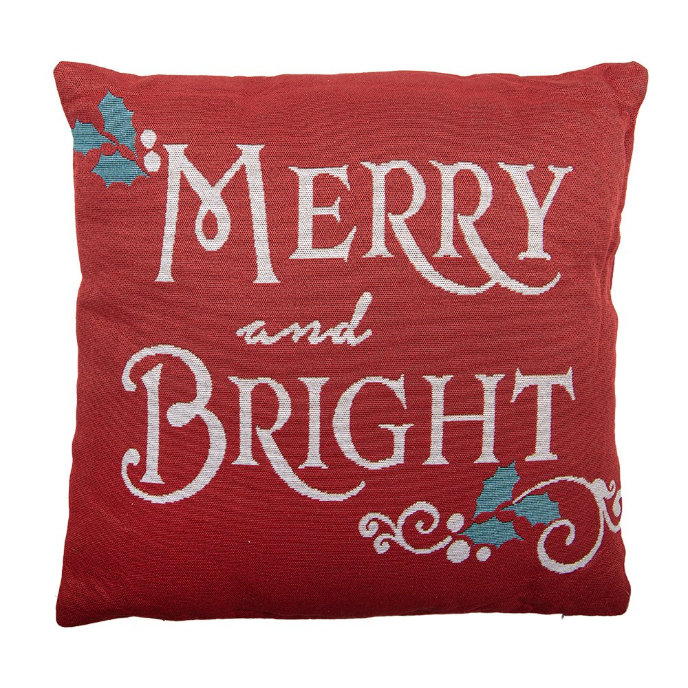 Sierkussen 44x44 cm Rood Polyester