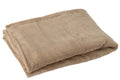 J-Line deken Snuggle - polyester - beige
