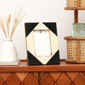 Geometrische harsfotolijst - Modern zwart-wit decor