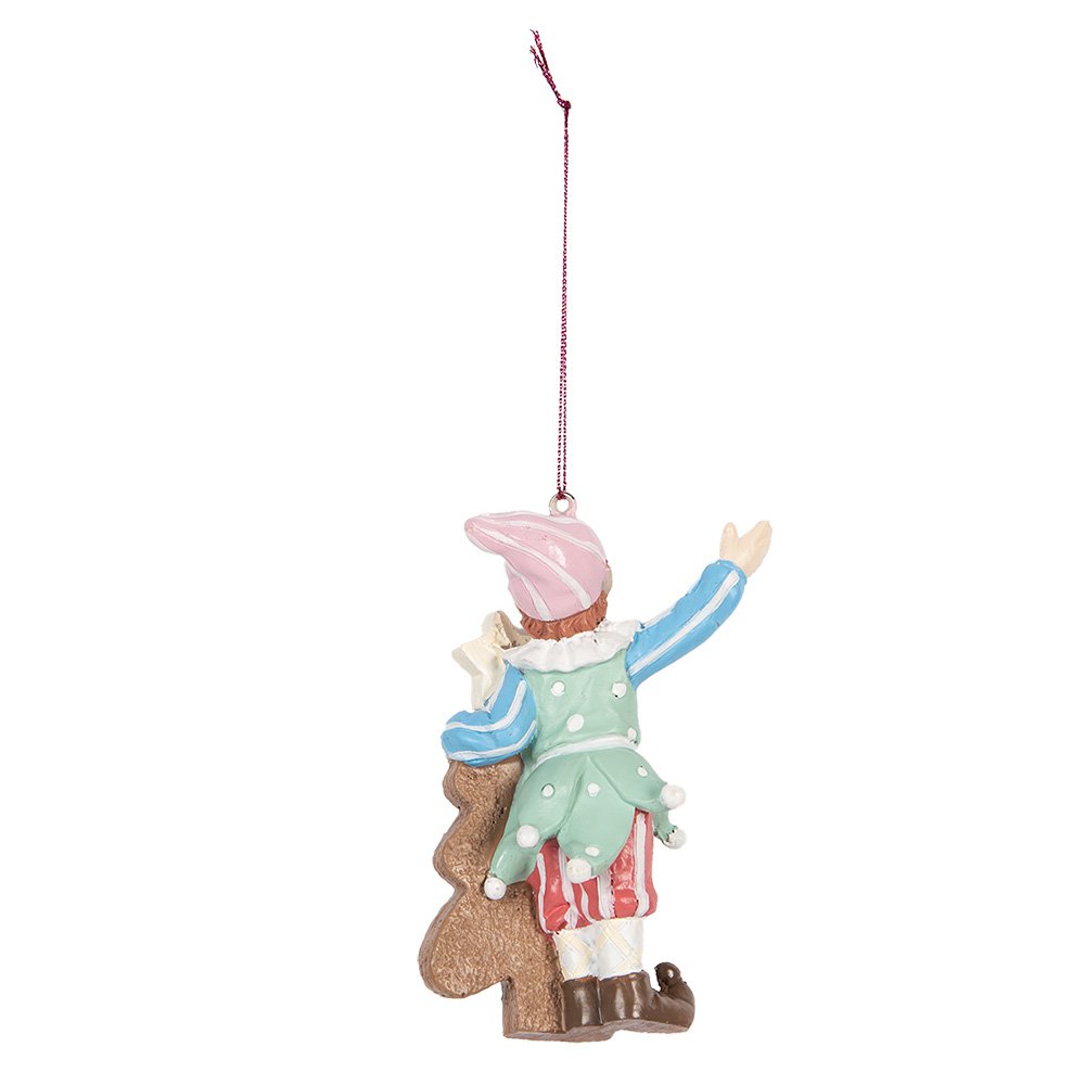 Kersthanger Kabouter 11 cm Groen Kunststof