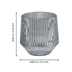 Windlicht Bezamby Smoke 14x14cm