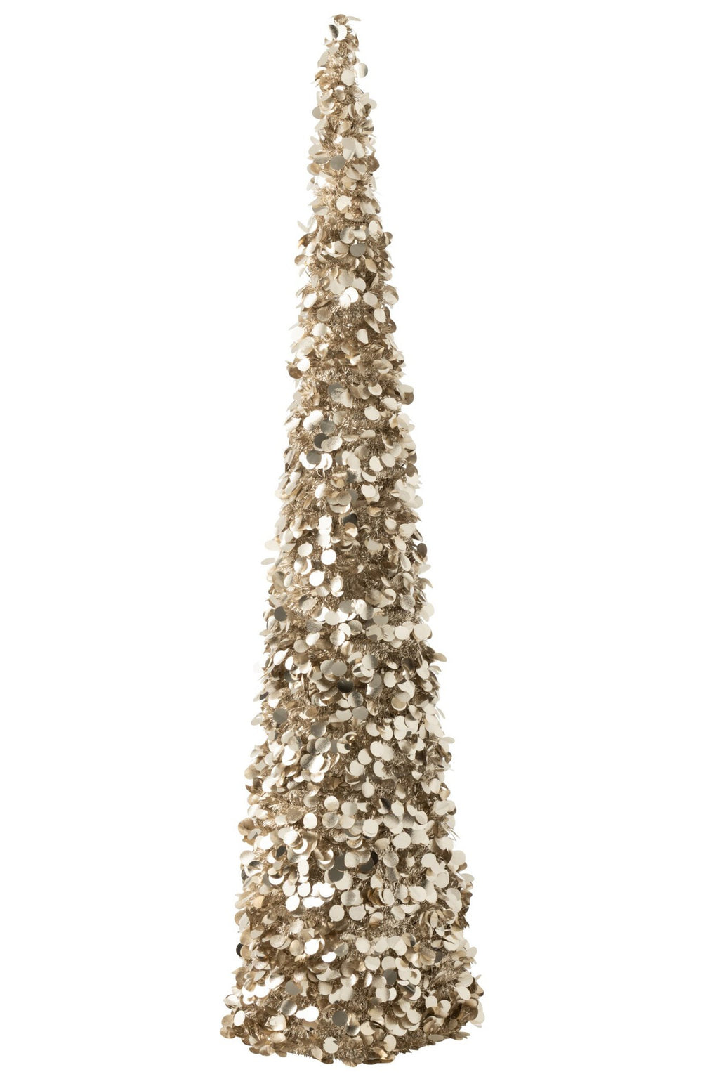 J-Line sprankelende boom - polystyreen - champagne - extra large