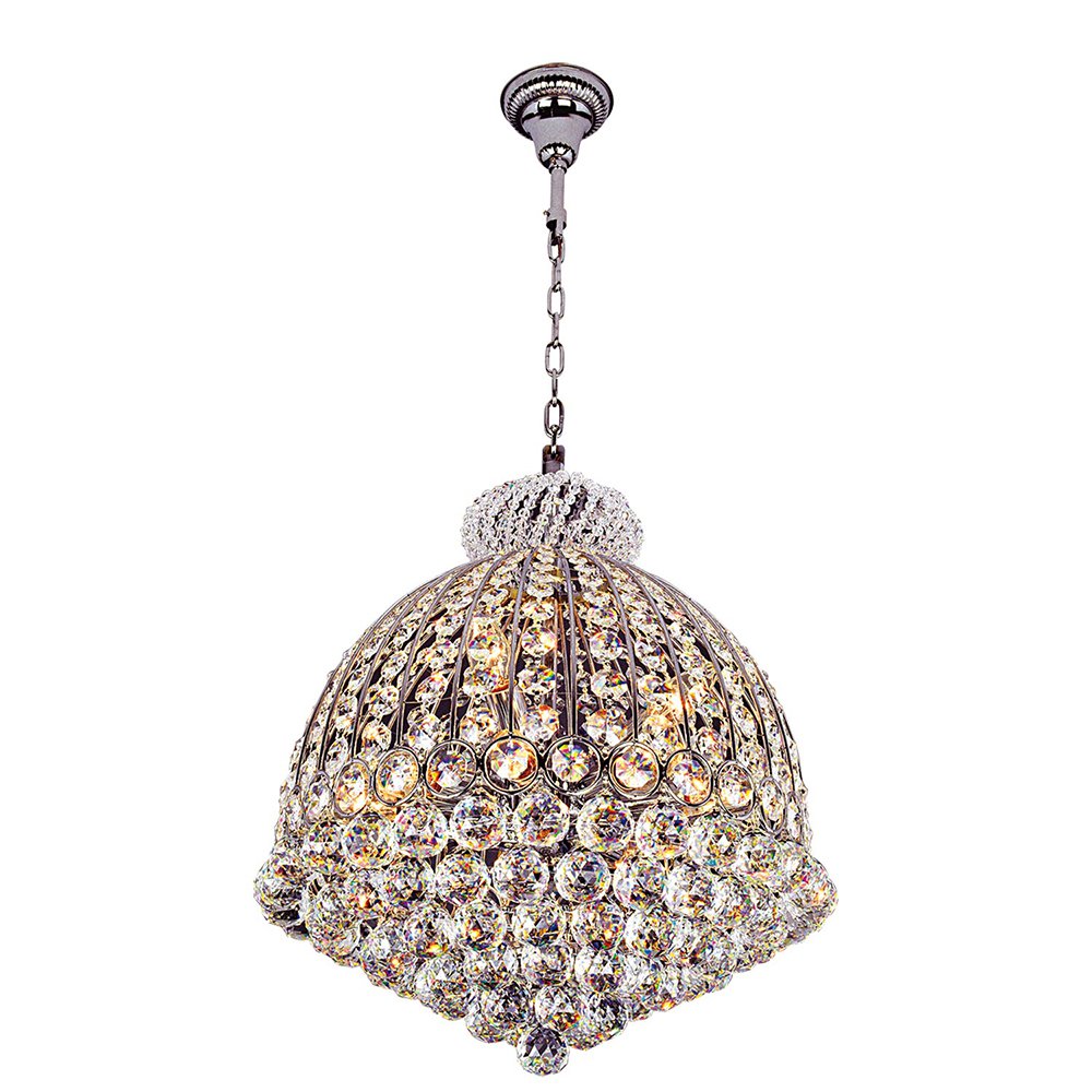 Kroonluchter Ø 48x55/180 cm Transparant IJzer Hanglamp