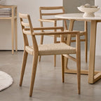 Verano teakhouten tuinstoel met armleuning - FSC-gerecycled hout