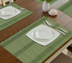 Placemats – Omkeerbare bamboe eetmatten – Set van 6, 45x30 cm