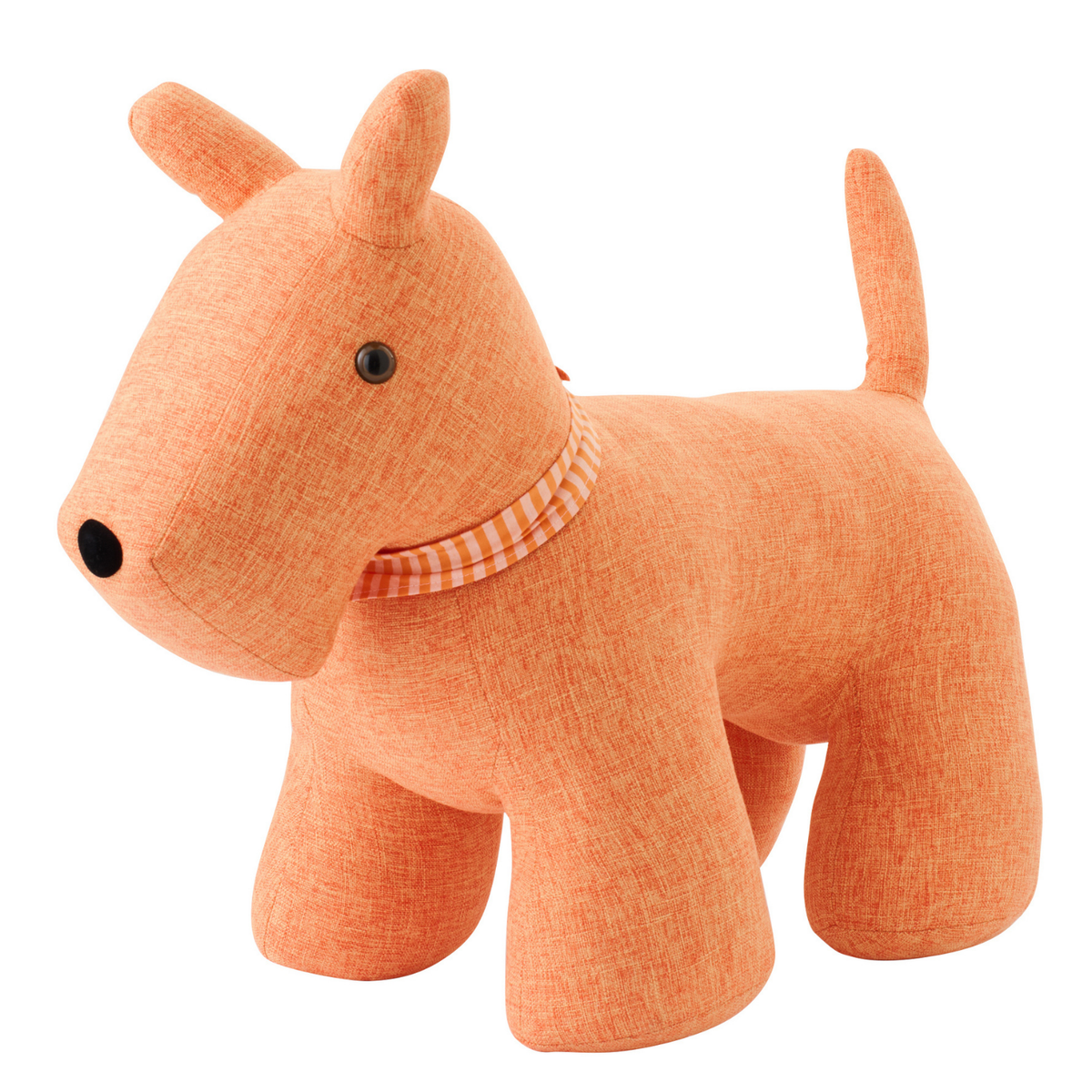 J-Line deurstopper Hond + Sjaal - polyester - oranje - L