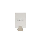 Leeff Card Holder Claire with card - Love you mom