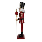 Kerstdecoratie Notenkraker 60 cm Rood Metaal