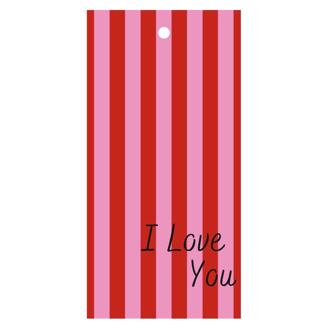 Cadeaukaartje - "I Love You" - 20 Stuks