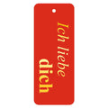 Cadeaukaartje - "Ich liebe dich" - 20 Stuks