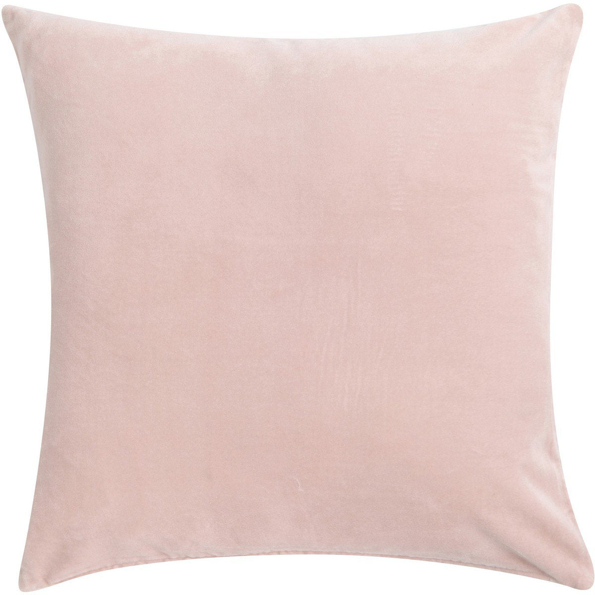 Velvet Linenlook kussen roze 60x60cm