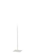 J-Line decoratiering op pin metaal wit 60 cm
