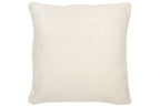 J-Line kussen Geweven - wol - creme - large