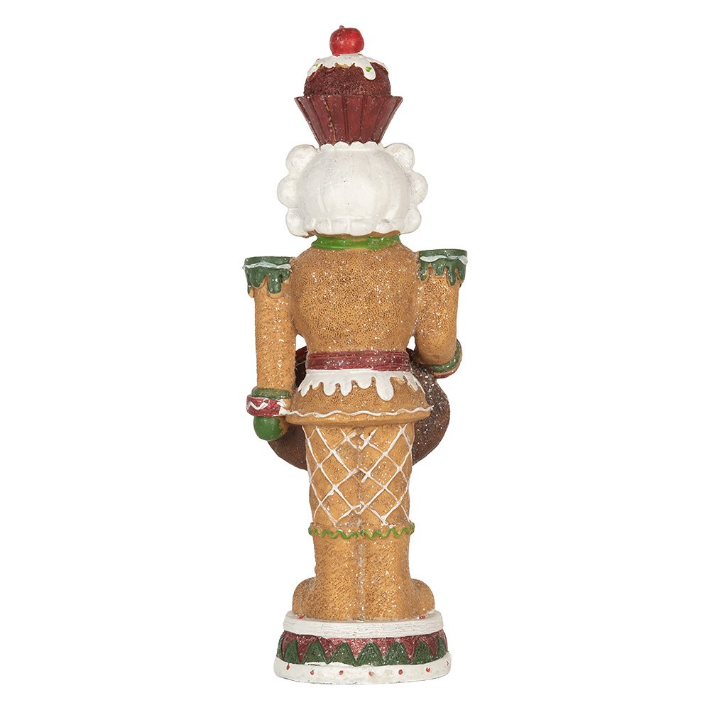 Kerstdecoratie Beeld Notenkraker 3 x AAA Bruin Kunststof
