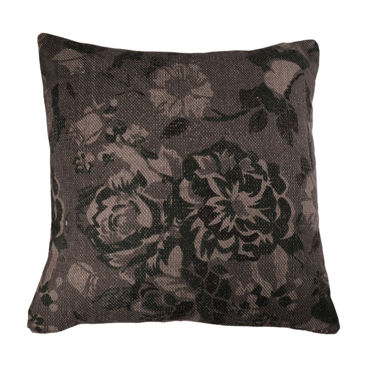 Vintage Flower kussen groen 60x60cm