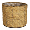 Bloempot Ø 30x23 cm Bruin Zeegras Bloempot Binnen