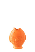 J-Line vaas Vis Breed - steengoed - oranje