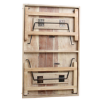 Limewash inklapbare salontafel - 120x75x45 cm