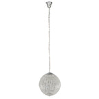Kroonluchter Ø 40x48 cm Zilverkleurig Metaal Hanglamp
