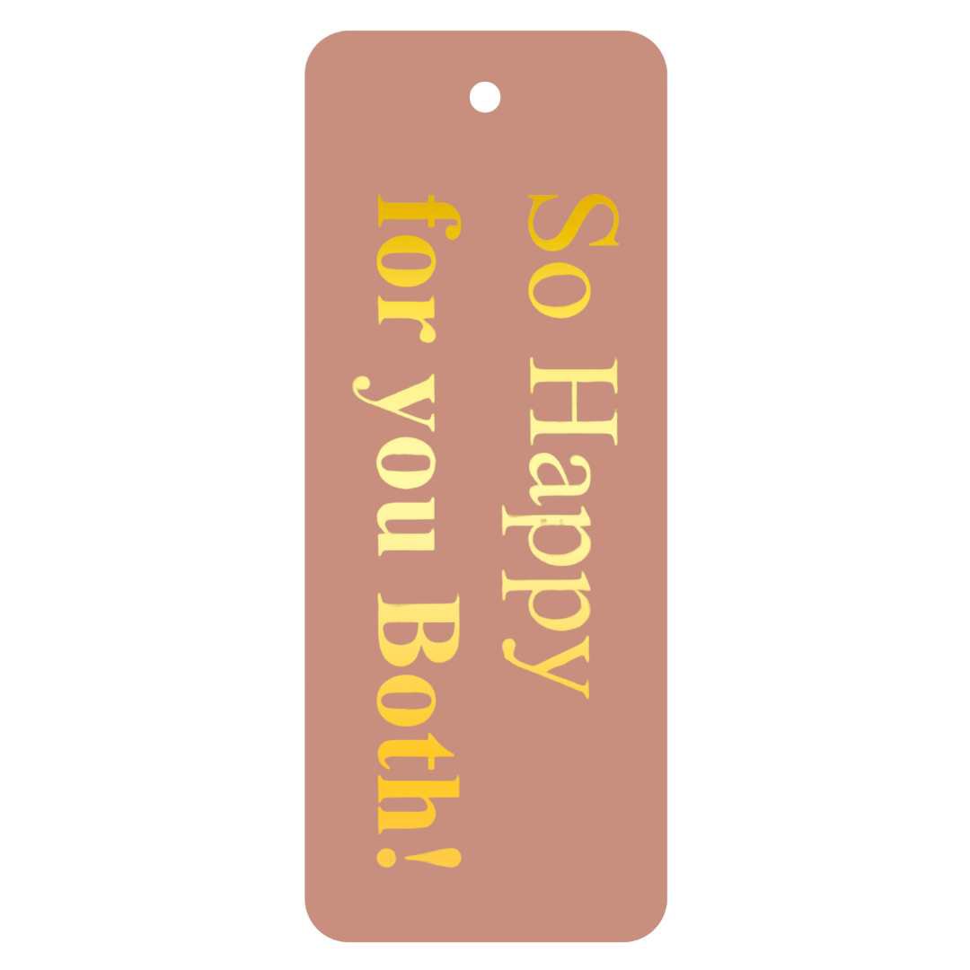 Cadeaukaartje - "So happy for you both!" - 20 Stuks