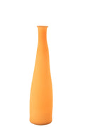 J-Line vaas Bottle - glas - oranje - small - 80 cm hoog